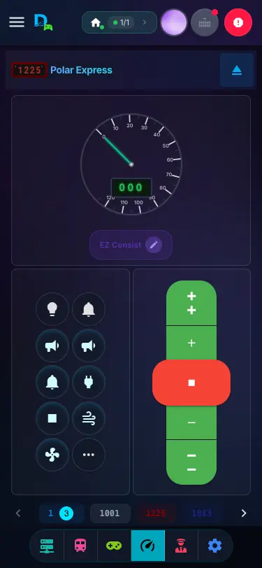 The Buttons throttle style