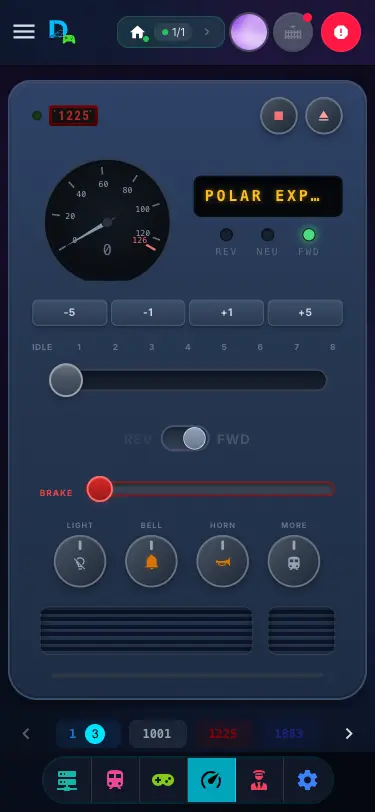 The Dashboard throttle style